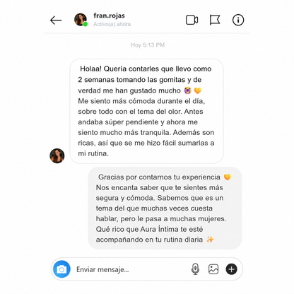 Gomitas equilibrio pH femenino | Ayuda a eliminar el mal olor